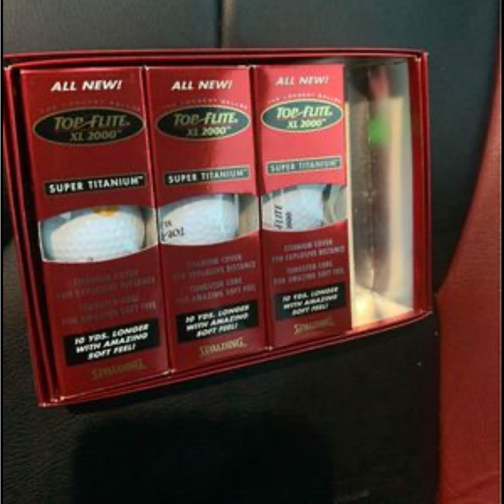 Top Flight XL 2000 Golf Balls 3- Boxes / 9 balls . New